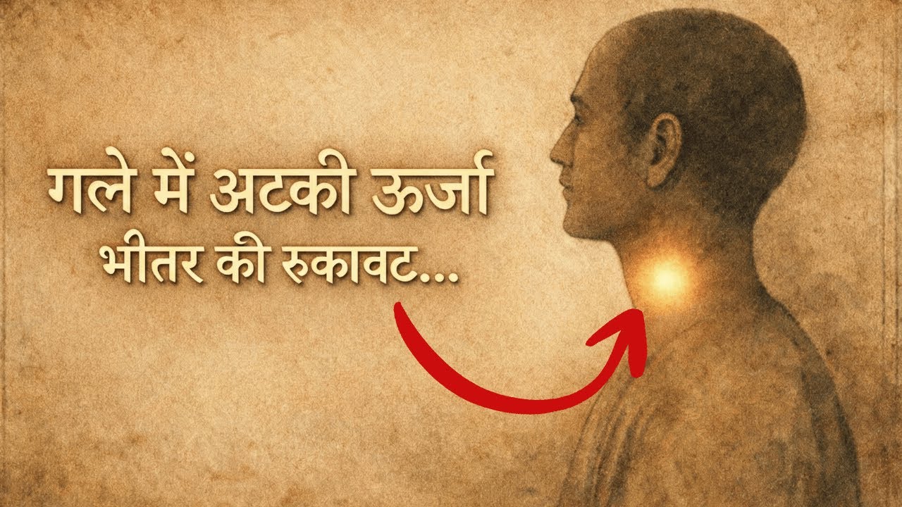 गले में फँसी ऊर्जा आपके फैसले कमजोर कर रही है | 5 मिनट का उपाय