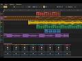 03. Using Arrangement view to arrange clips in a timeline creating a song.