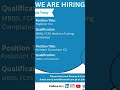 #rawalpindi #islamabad #jobs #doctors