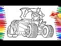 Batman Car Coloring Pages for Kids, Drawing and Coloring the Batmobile, How to Draw Batman