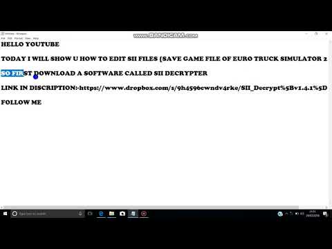 ETS.2 How to edit SII file (save game) (unlimited money)