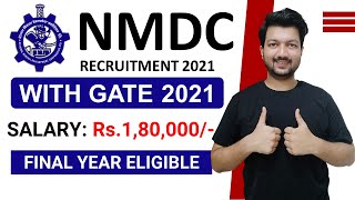 Nmdc Recruitment 2021 Through Gate  Executive Trainees  Psu Recruitment Through Gate 2021