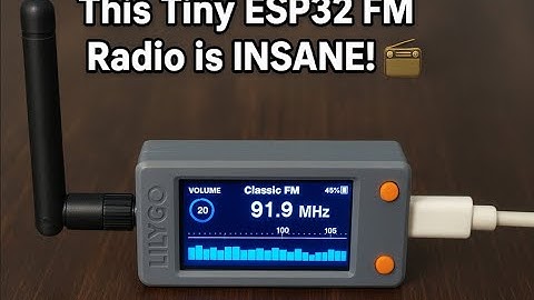Why Buy a Radio? Build This ESP32 FM Station Instead!