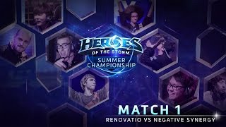 Renovatio vs Negative Synergy - Game 1 - Group A - Global Summer Championship