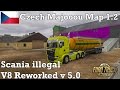 Euro Truck Simulator 2 - #378 - Scania illegal V8 Reworked v 5.0 [Czech Majooou Map 1.2]