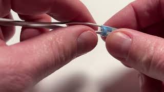 Installing shield termination sleeve and wire