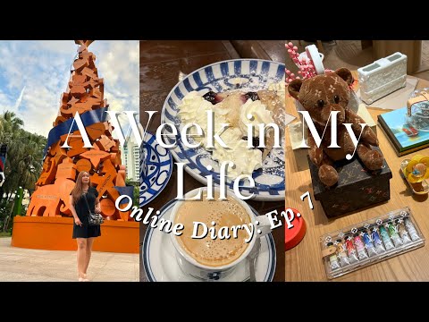 a week in my life: ep. 7 - night market, meetings, new books, cafes, unboxing gifts, luxury shopping