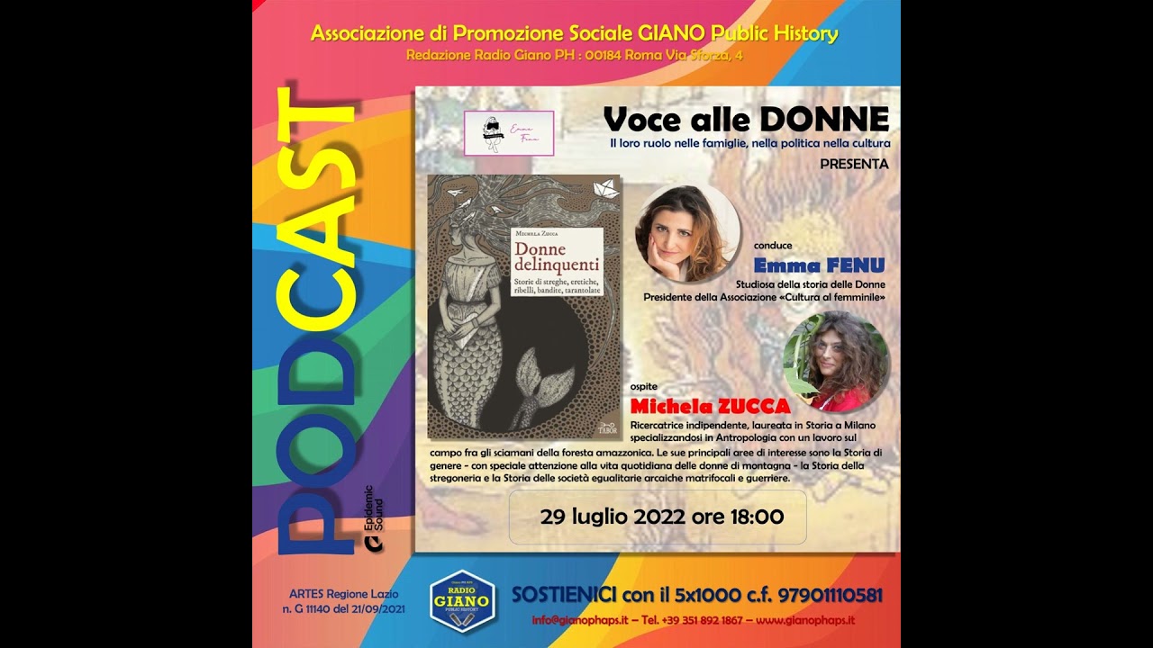 DONNE DELINQUENTI | Emma FENU dialoga con Michela ZUCCA