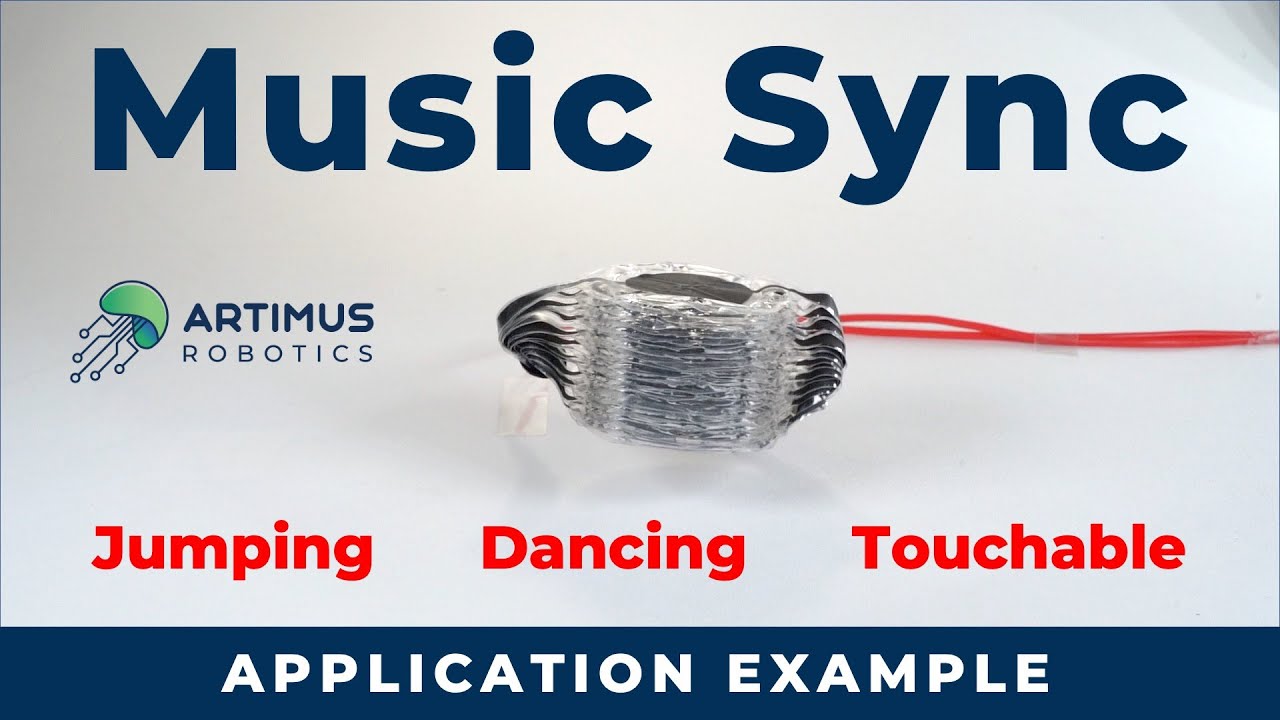 Music Synchronization with HASEL Actuators