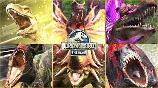 ALL DINOSAURS SPECIAL ATTACK ANIMATION | Jurassic World The Game [2023]