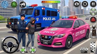 🚓 Simulatore di inseguimento in auto della polizia 3D – Gameplay di inseguimento reale in città (... screenshot 1