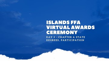 Islands FFA 2020 Virtual Awards - Day 3