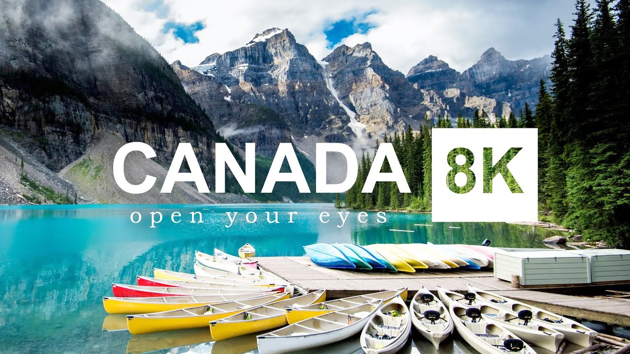 ⁣Canada in 8K ULTRA HD - Paradise of North America !