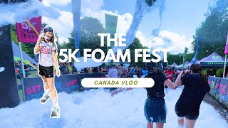 [Canada Vlog]5K FOAM FEST 2023 | TORONTO | 5K泡泡障礙賽｜多倫多