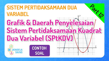 SPtDV • Part 12: Contoh Soal Sistem Pertidaksamaan Kuadrat Dua Variabel / SPtKDV (1)