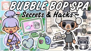 BUBBLE BOP SPA 🫧 SECRETS & HACKS 🤫😉🤯🤩 TOCA BOCA WORLD 🌍