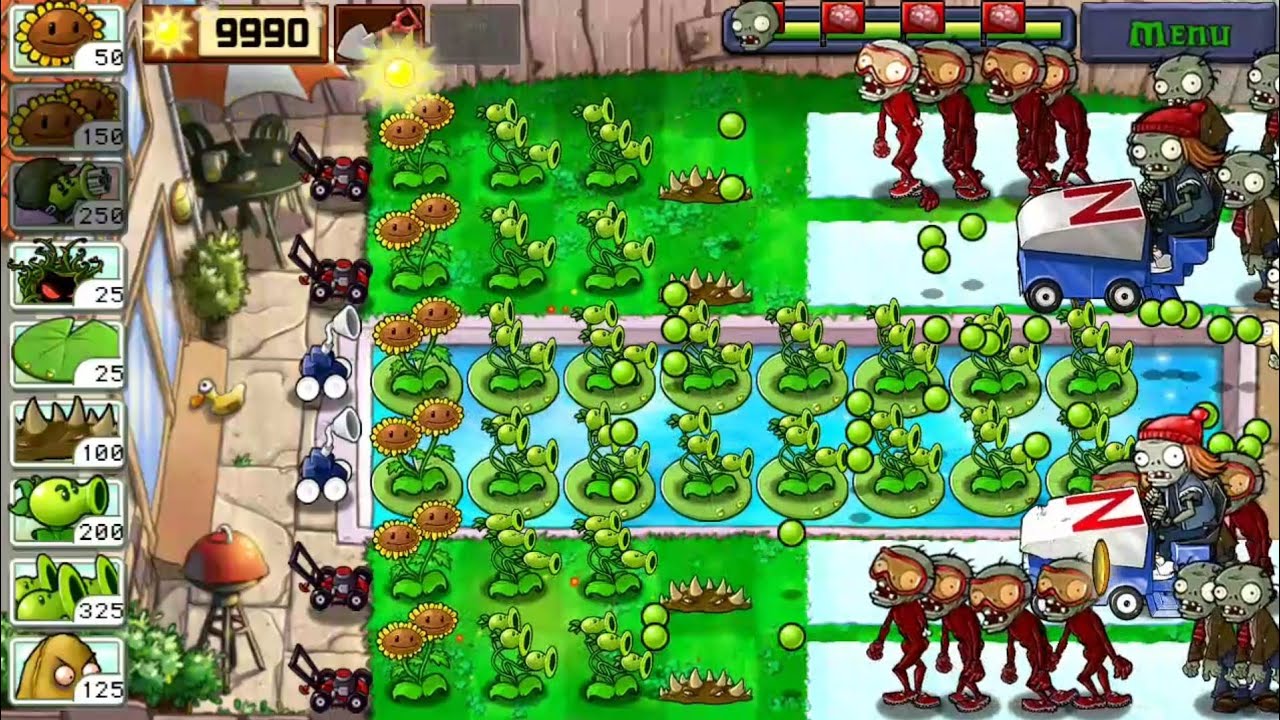 Plants Vs Zombies Mini Games Bobsled Bonanza YouTube