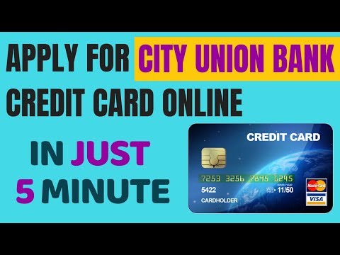 City union bank credit card apply online | Apply City union bank credit card online