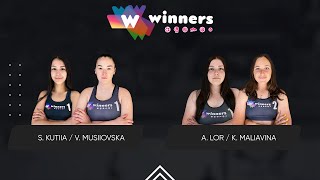 Winners Beach Volleyball. Women. S. Kutiia / V. Musiiovska - A. Lor / K. Maliavina 19.05.2024