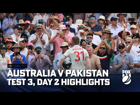 Australia v Pakistan - Third Test, Day 2 Highlights I 04/01/24 I Fox Cricket