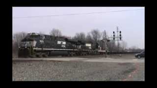 TRRS 189: Porter Jct- NS Coil Steel Trains in Chesterton, Indiana