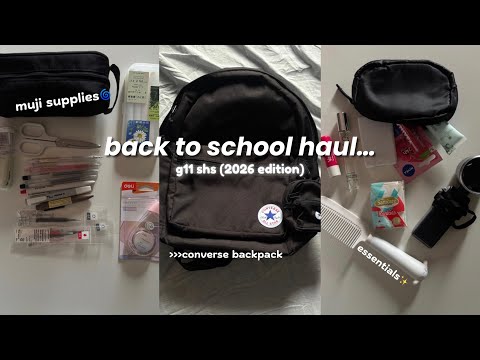 what’s in my bag as a SHS student🍮essentials, cute supplies, etc.(back to school)