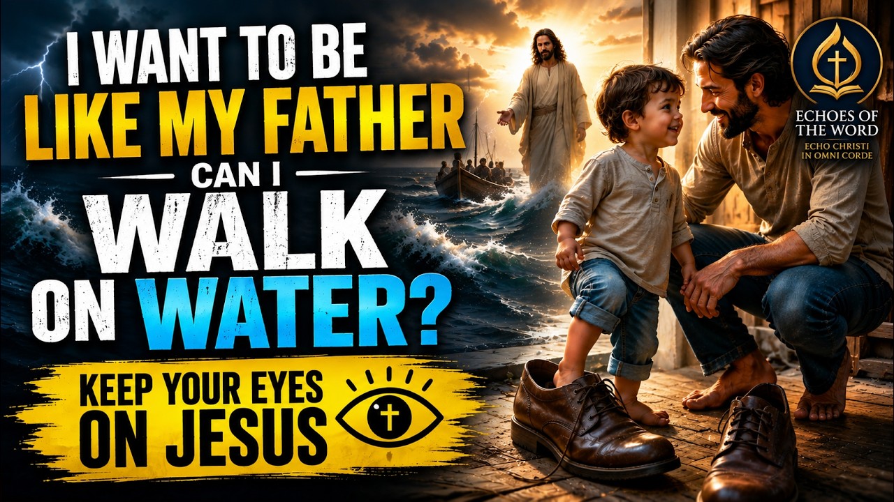 I WANT TO BE LIKE MY FATHER — CAN I WALK ON WATER?