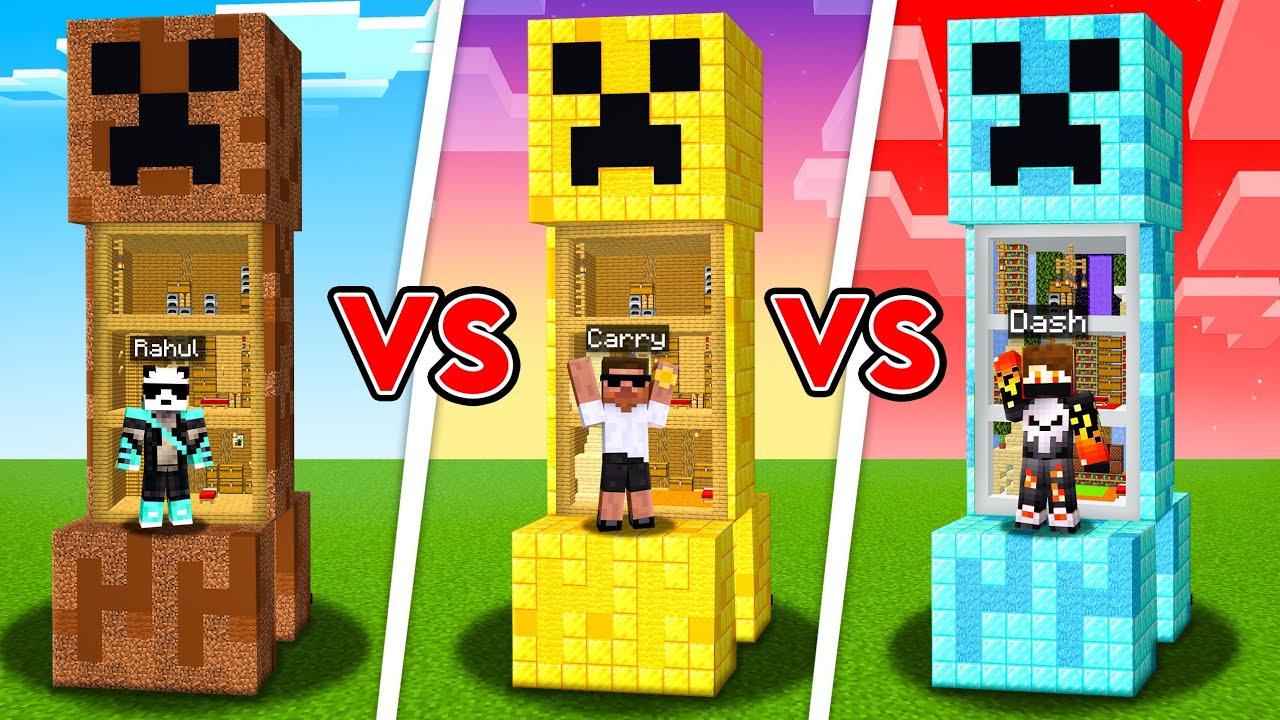 😱 Level 1 Creeper Vs Level 9,753,928 Creeper in Minecraft..... - YouTube