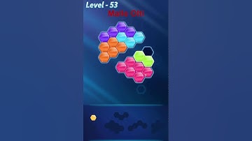 BLOCK! Hexa Puzzle! Regular A Level 53 (Basic) - Lösung Solution Walkthrough