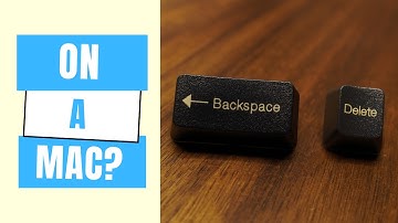 Adjusting to a Mac Keyboard: Delete and Backspace