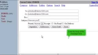 1 How To Write An Email Message In Squirrelmail By Gecko Websites