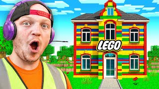 I Built my LEGO House in Minecraft!