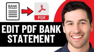 HOW TO EDIT BANK STATEMENT PDF 2025! (FULL GUIDE)