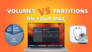 how to create volumes and partitions on an external hard drive using disk utility on a mac