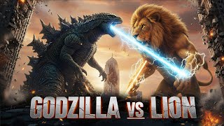 Godzilla vs Lion ( Ai Short Film )