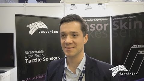 tacterion SensorSkin - Flexible tactile sensors: touch on any surface