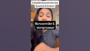 Interviewvragen en -antwoorden over embedded systemen | Microcontrollers en microprocessors