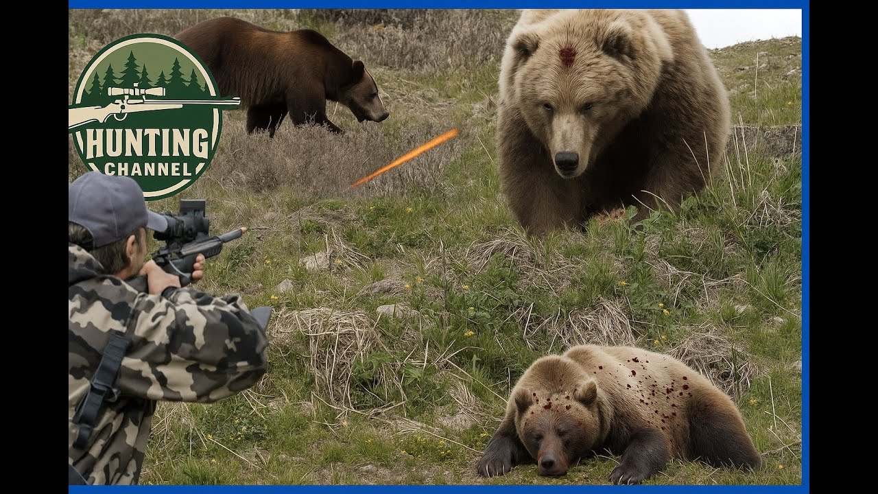 Невероятно! 86 бурых медведей пойманы с помощью винтовок за одну ночь 🔥😍👍 Медведи атакуют фермы [...
