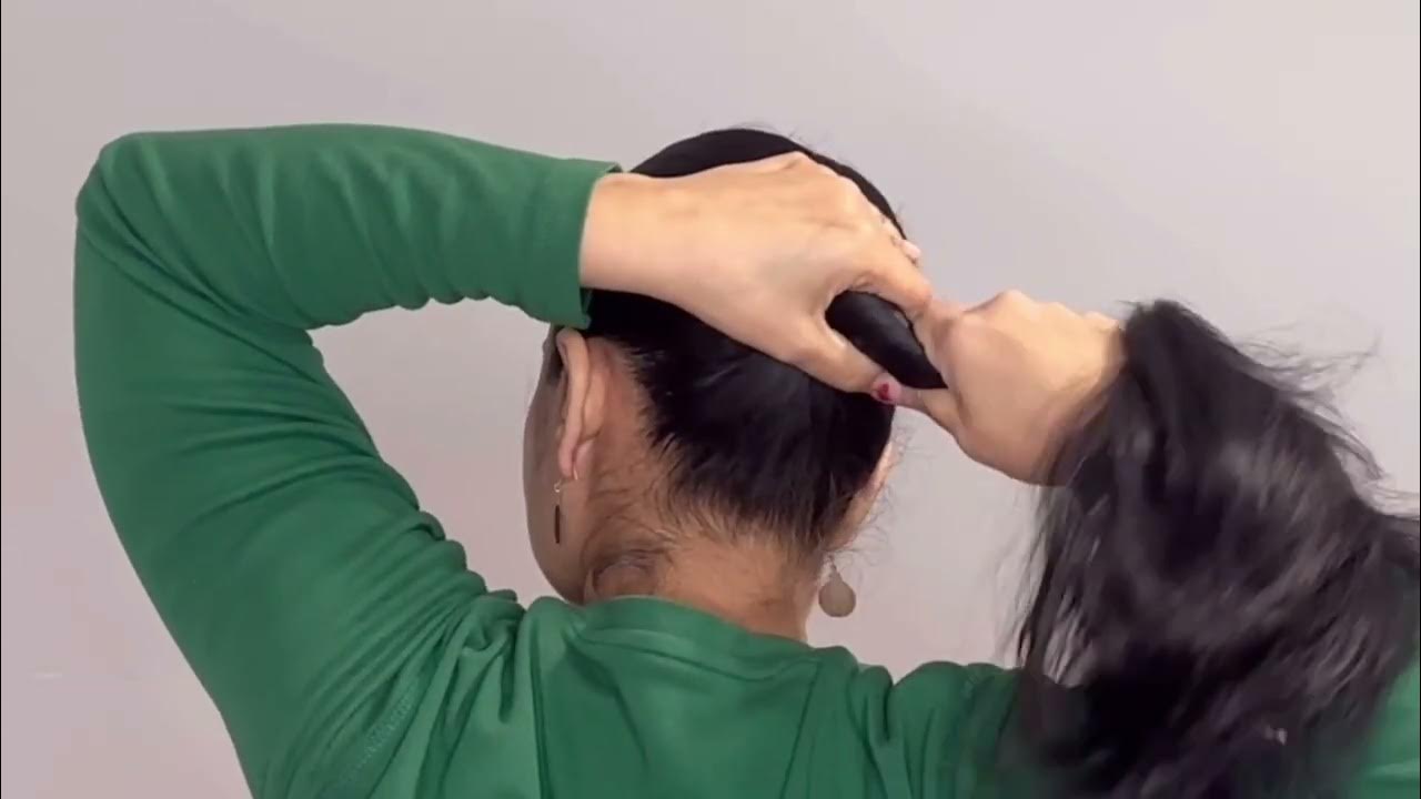 How to tie your hair quickly with clutcher Clutcher claw clip