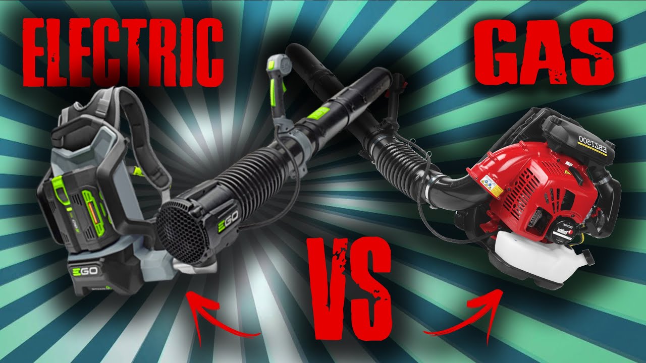 Ego Electric Backpack Blower vs Gas Blower. The results were surprising! - YouTube