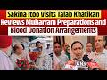 Sakina Itoo Visits Talab Khatikan, Reviews Muharram Preparations and Blood Donation Arrangements