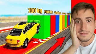 Kolik TĚŽKÝCH BLOKŮ Dokážou Utáhnout VOZIDLA ?! (BeamNG Experiment)