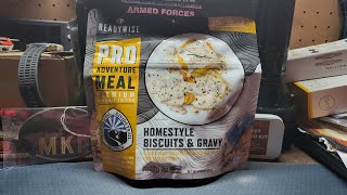 READYWISE HOMESTYLE BISCUITS AND GRAVY - I WAS NOT DISAPPOINTED!!