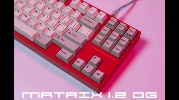 Matrix 1.2 OG w/Lubed Cherry MX Vintage Clears Sound Test/Typing Test