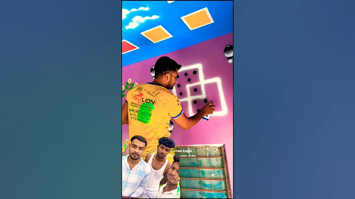 Tape Design #wallpainting​ #art​ #viralvideo​ #trendingvideo​ #shortfeed​ #creftingvideo​ #reels​