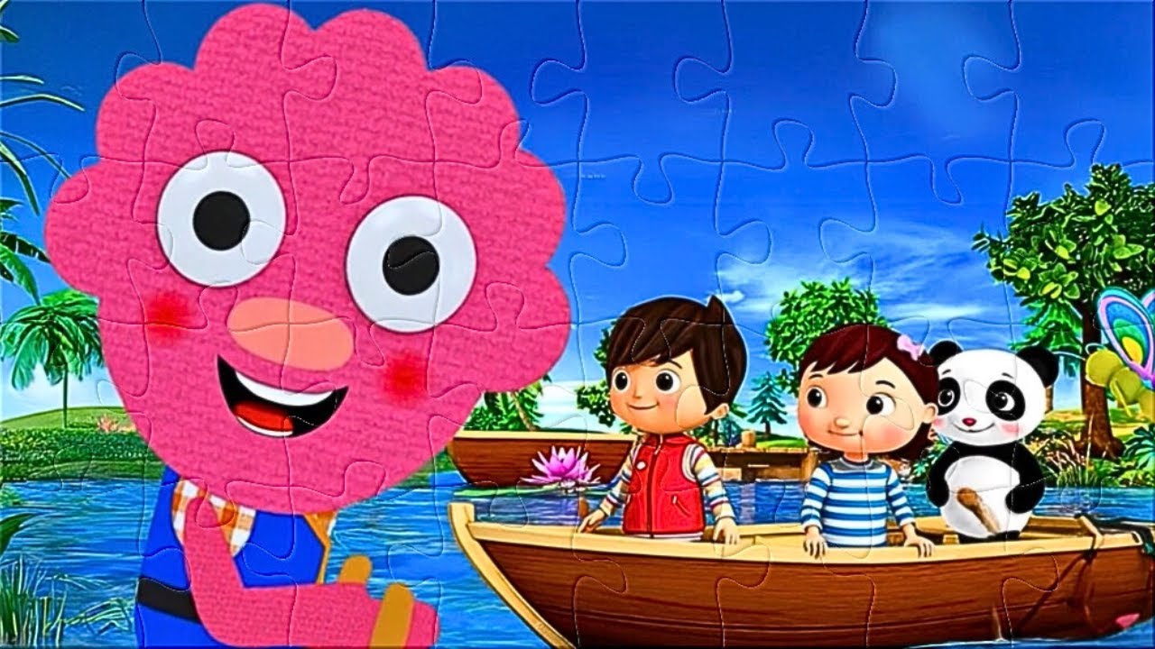 Fun Sailing 🚣 Row Row Row Your Boat | Little Baby Bum feat Noodle & Pals | Puzzle Game