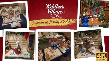 Gingerbread Contest Peddler’s Village 2025 Holiday 4K Magic Incredible Designs & Festive Tradition