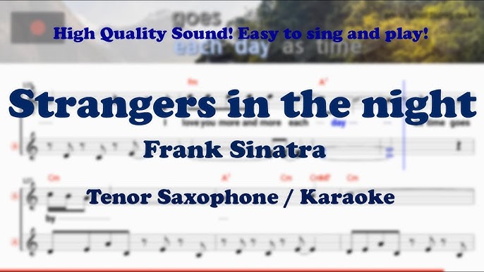 Strangers In The Night (Frank Sinatra) 3 Horn – PepperHorn Music