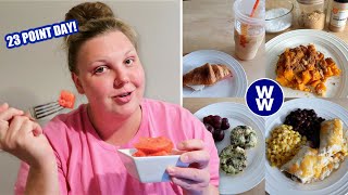 23 POINT DAY on Weight Watchers! What I Eat On WW for WEIGHT LOSS | ZERO POINT MEALS and SNACKS!