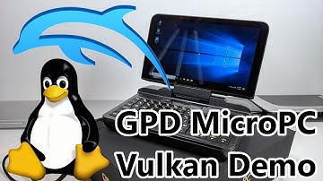 GPD MicroPC - Linux Vulkan Gaming Demos (Dolphin Emulation)